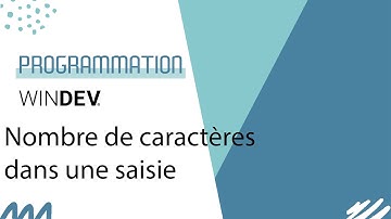 WINDEV : Nombre de caractères d