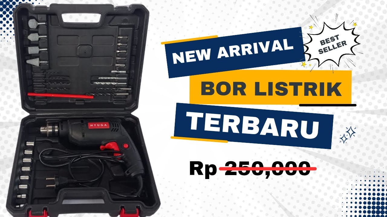 New ARRIVAL Bor Listrik 10mm Hyuga koper Type Hy06