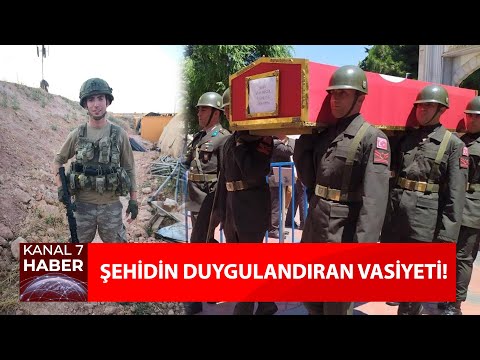 Şehit Enes Özgül’ün Duygu Dolu Vasiyeti!