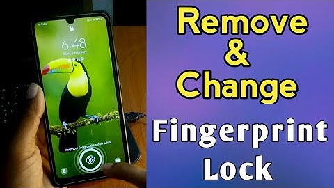 Samsung Galaxy Fingerprint Lock Remove and Change | Remove Fingerprint Lock On Android