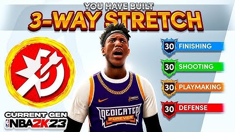 THIS 3-WAY STRETCH BUILD WILL BREAK NBA 2K23 - BEST BUILD NBA 2K23 CURRENT GEN *UNSTOPPABLE*