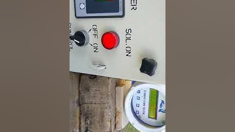 turbine flow meter with batch controller