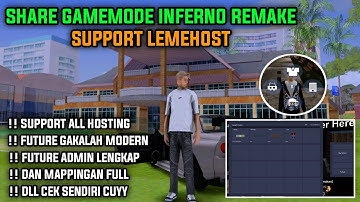SHARE GAMEMODE BASIC INFERNO TERBARU!! SISTEM MODERN MIRIP FIVEM?! - REVIEW GM GTA SAMP