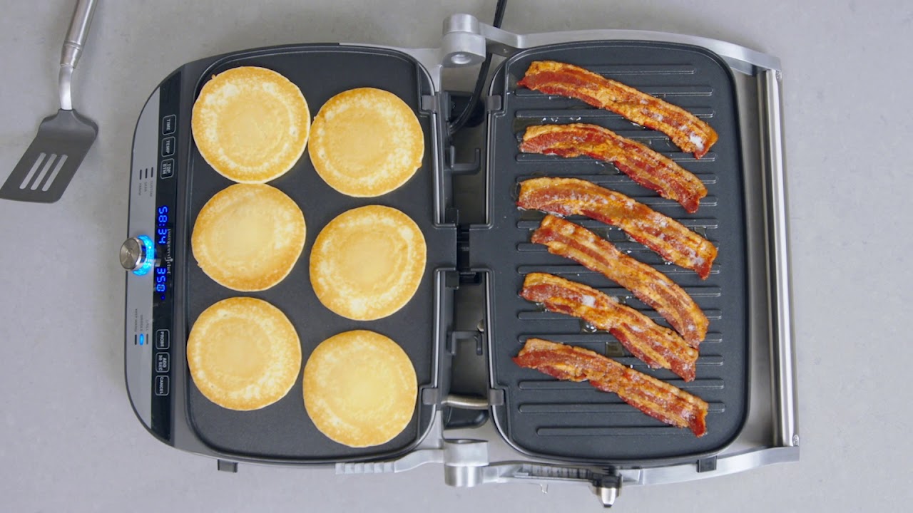 video product deluxe electric grill and griddle demo usca YouTube