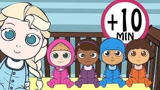 Five Little Babies Happy Birthday, Family Finger, Alphabet, Five Little Dogs