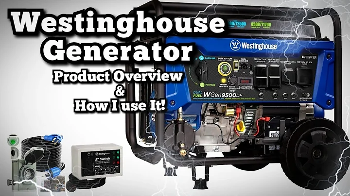 Power Up Your Garage with the Westinghouse WGEN9500DF Generator