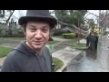 Tree falls into home of actor Jeremy Renner (2008)