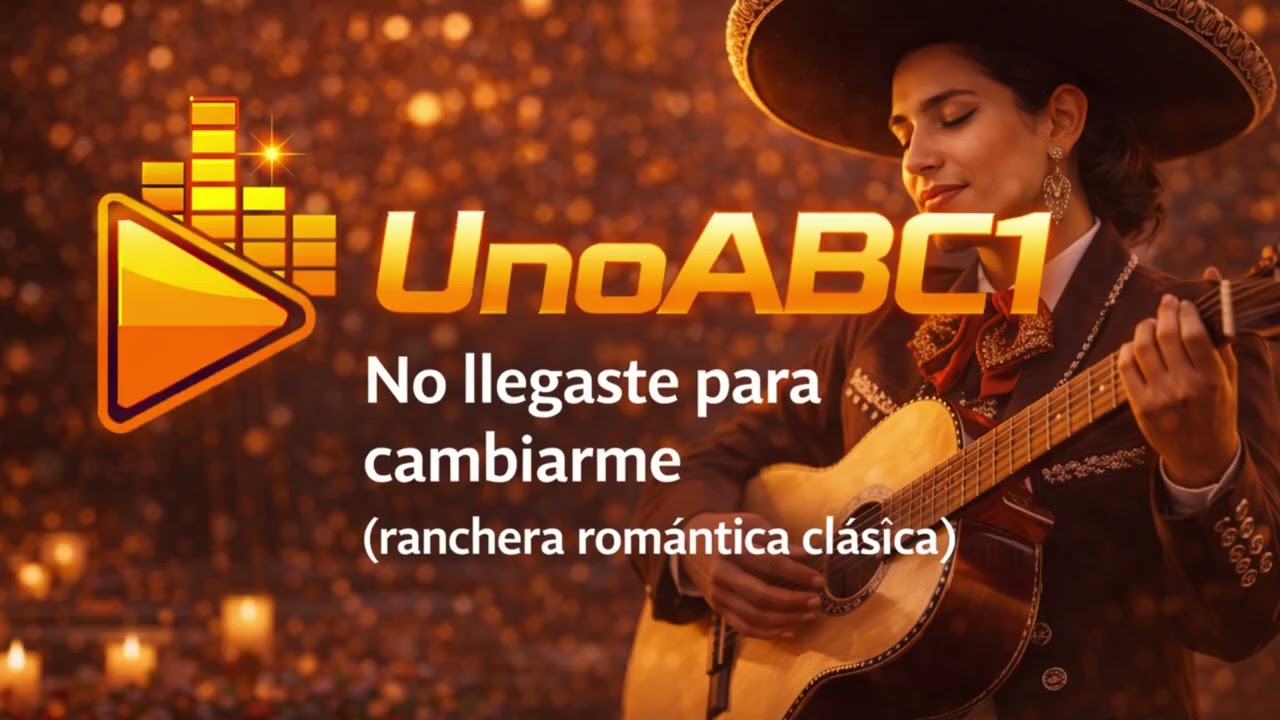 No llegaste para cambiarme(ranchera romántica clásica)