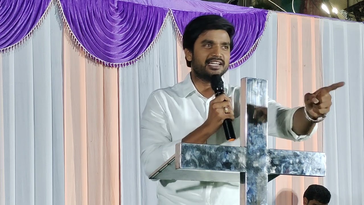 క్రీస్తు సువార్త ఆదరణ కూడిక లో వాక్యపరిచర్య బ్రదర్ జేమ్స్ గారు ఆహ్వానించువారు పాస్టర్ యోహానుగారు