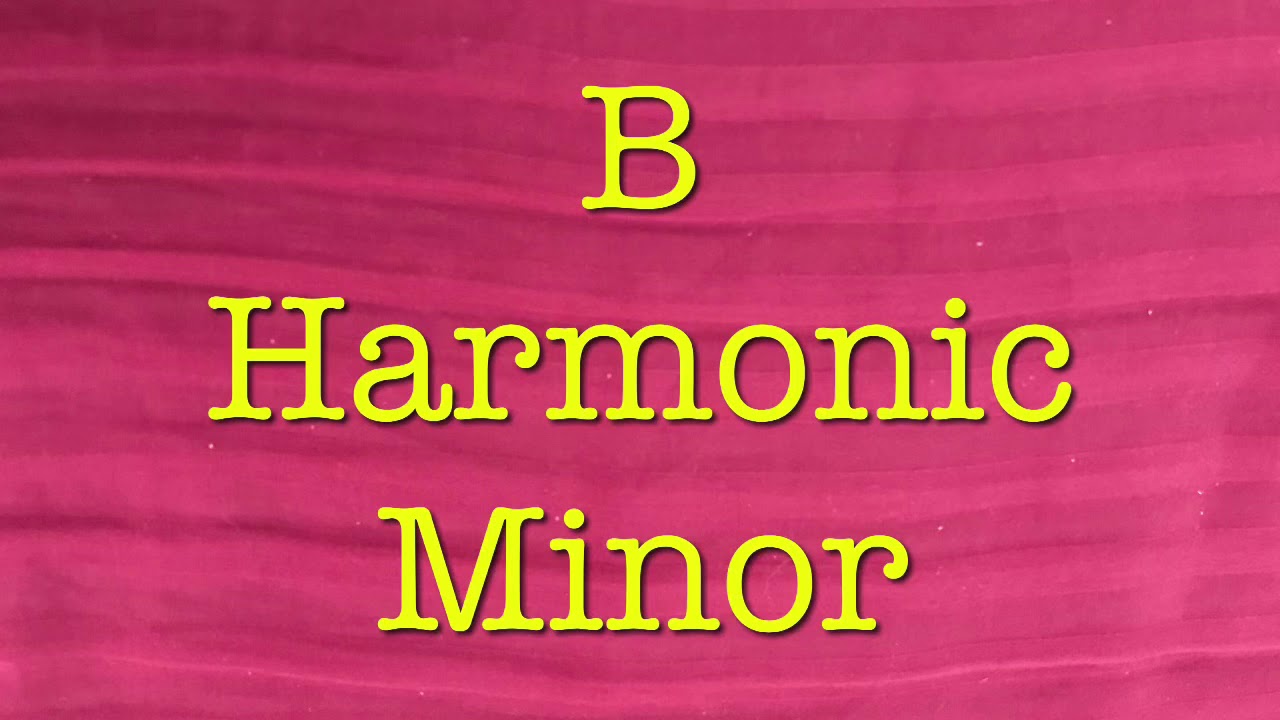 B harmonic minor scale for trombone - YouTube
