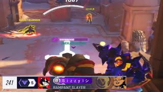 my top 500/GM rankup game in overwatch 6v6