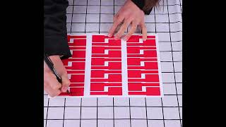 Celebrity A4 Network Cable Labels Sticker Colorful Waterproof Self Adhesive Wire Labels For Electrical cables Wealth