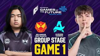 [GAME 1] SELAGOR RED GIANTS vs AURORA GAMING GOTF 2026 GROUP STAGE | SRG vs RORA screenshot 3
