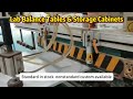 Custom Steel-Wood Balance Tables & Cabinets