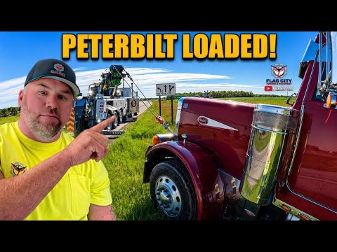 Video PETERBILT OFF THE HIGHWAY – Loaded Trailer Recovery. Could We Save It?