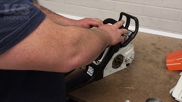 How to Change the Clutch on a Stihl MS180C Chainsaw | L&S Engineers