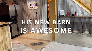 MAN CAVE POLE BARN !!!
