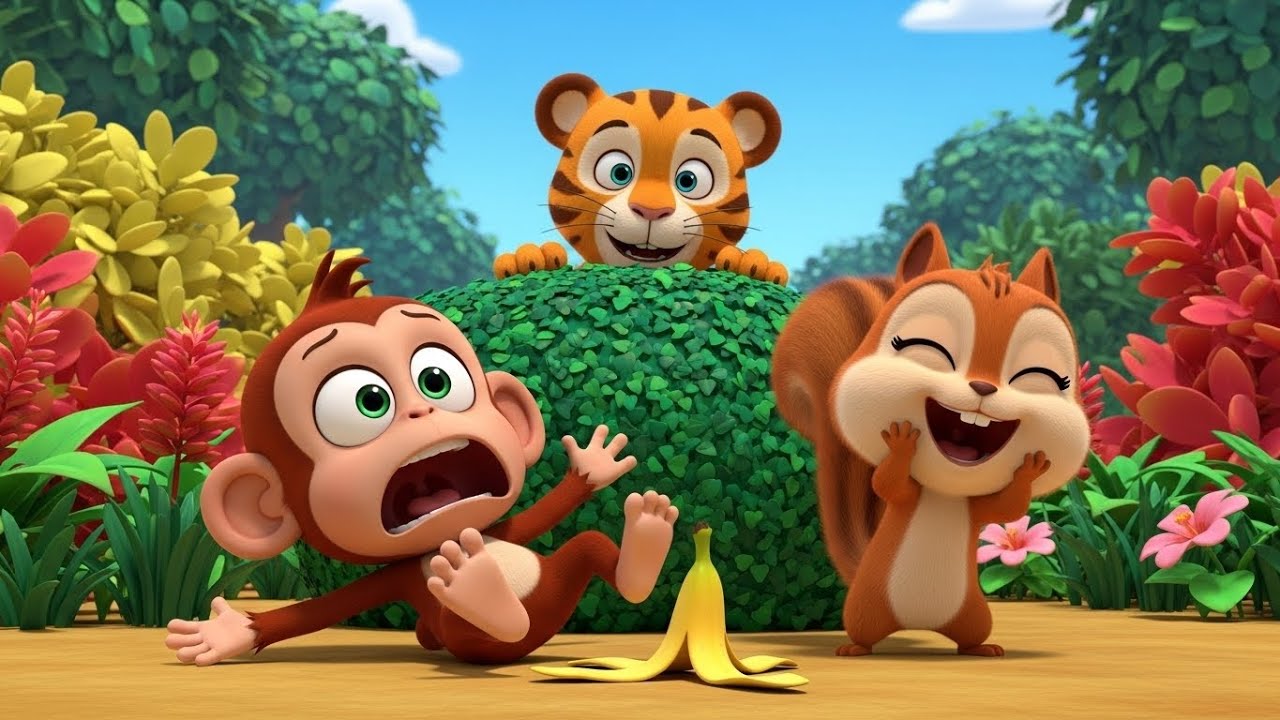 Chintu Chinki Ki Comedy Jungle Adventure 🤣🐒 | Funny Jungle Story for Kids | 3D Cartoon