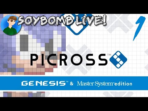 PICROSS S GENESIS u0026 Master System Edition (Switch) - Part 1 | SoyBomb LIVE!