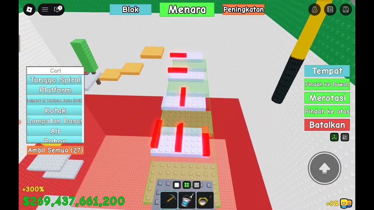 Main membuat menara{#fypシ #roblox }