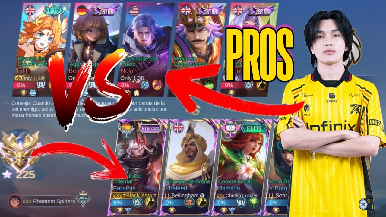 BlackAsta VS Pro Team!! Pro Mid lane vs op players. Who will win?  Funny mobile Legends edit