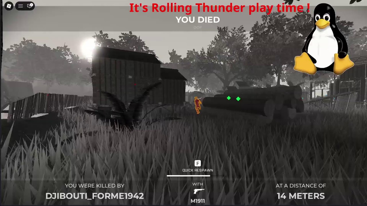 Roblox rolling thunder play time ! (bad game ! )