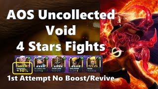 Age of Sentry Uncollected -  4 Star 5/50 VS Void - No Boost / Revive - Marvel Contest of Champions