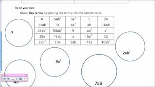 Combinging and Distributing: Unit1/2 day2 notes