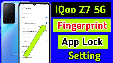 iqoo z7 5g app lock fingerprint setting/iqoo z7 5g mobile me app me fingerprint lock kaise lagaye