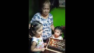 Happy Birthday Mom.simple but memorable birthday.. Ang pamilya sama sama laging masaya