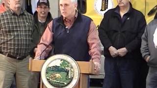 Governor Pence Details the State's Post-Weather Road Repair Plan