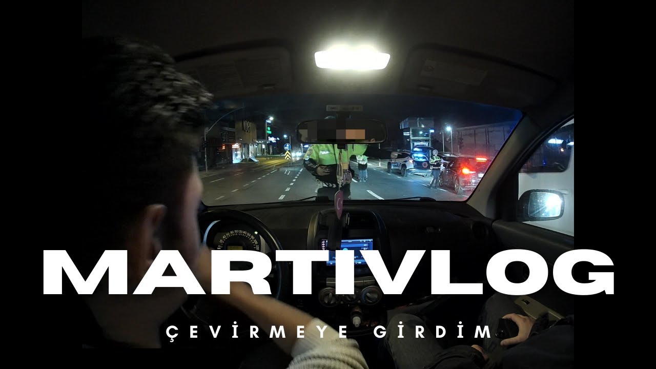 POLİS ÇEVİRMESİNDE YAKALANDIM! ORTAM BİR ANDA GERİLDİ 😨 | MARTIVLOGER #16 #marti