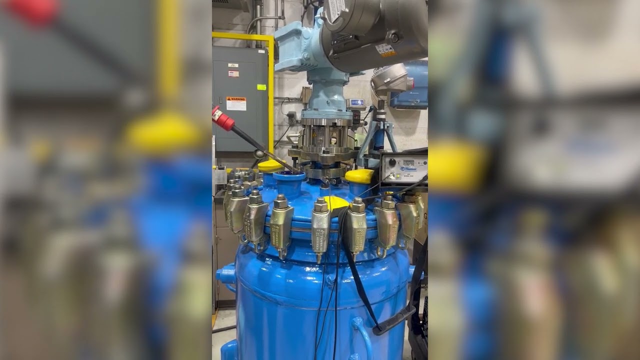 Pfaudler 200 Gallon Glass Lined Jacketed Reactor