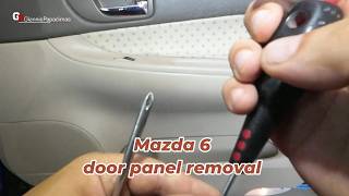 Mazda 6 ( 2003–2016 )  door panel removal