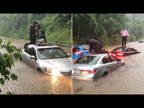 Flooding strands drivers during morning commute