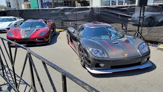 Monterey Car Week Exotics on Broadway #2026EOB #Monterey ##hypercars #supercars #seaside 