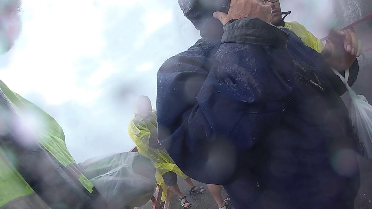 GoreTex rain gear from Bass Pro Shop (100 MPH version) under crazy