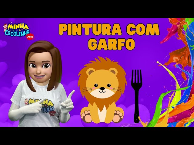 Pintura Com Garfo G3 - Educação Infantil - Videos Educativos - Atividades para Crianças