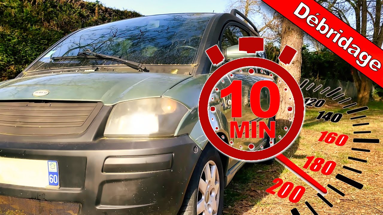 Comment Débrider une voiture sans permis en 10 minutes Microcar mc2 moteur yanmar vis régime max