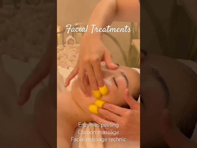 酵素ピーリングとシルク黄金繭の極上フェイシャルエステ◆asmrフェイシャル #asmr #relax #asmrmassage
