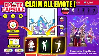 EMOTE CAPSULE NEW EVENT| FREE FIRE NEW EVENT TODAY| NEW FF EVENT| FF NEW EVENT|GARENA FREE FIRE EVEN