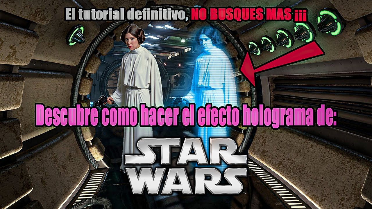 Como hacer EFECTO HOLOGRAMA en PHOTOSHOP 2020 (fácil en 10 min) - YouTube