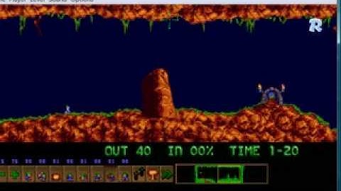 Lemmings my real custom level 18: Time for hero