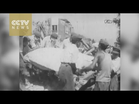 Watch: Original black-and-white footage of the aftermath of the deadly Tangshan Earthquake in 1976