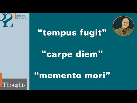 Tempus Fugit, Carpe Diem Y Memento Mori