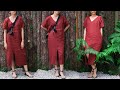 DIY Boxy Linen Dress | Loose Linen Dress | How To Make A Dress