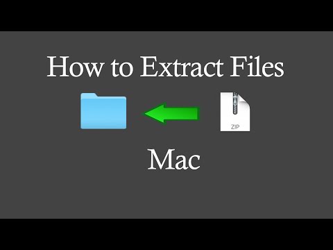 How to Extract (Unzip) Files on a Mac