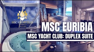 MSC EURIBIA | MSC YACHT CLUB: DUPLEX SUITE