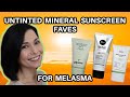 Untinted Mineral Sunscreen Faves For Melasma ☀ Plus Demonstrations & Tips