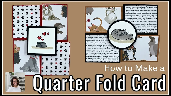 How to Make a Quarter Fold Card in Easy to Follow ...